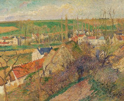 Ansicht des Dorfes Osny von Camille Jacob Pissarro